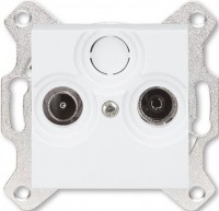 Photos - Socket ABB Levit 2CHH083607A6003 white