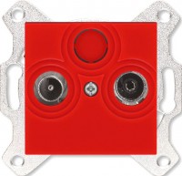 Photos - Socket ABB Levit 2CHH083607A6065 red