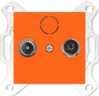 Photos - Socket ABB Levit 2CHH083607A6066 orange