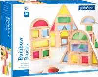 Photos - Construction Toy Guidecraft Rainbow Blocks G3016 