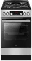 Photos - Cooker Amica 523GES3.33HZPTADNA XSX stainless steel