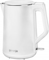 Photos - Electric Kettle Gorenje K 15 DWW 2200 W 1.5 L  white