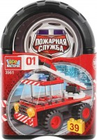 Photos - Construction Toy Gorod Masterov Fire Engine 3561 