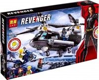 Photos - Construction Toy Lari Black Widow’s Helicopter 11508 