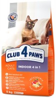 Photos - Cat Food Club 4 Paws Indoor 4 in 1  5 kg