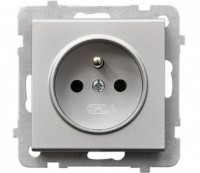 Photos - Socket Ospel GP-1RZ/m/38 silver