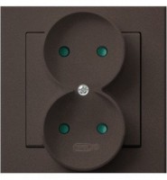 Photos - Socket Ospel GP-2RP/40 brown