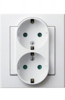 Photos - Socket Ospel GP-2RSP/00 white