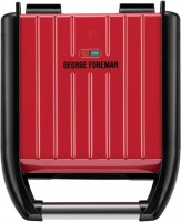 Photos - Electric Grill George Foreman Compact Steel Grill 25030-56 red