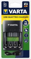 Photos - Battery Charger Varta Value USB Quattro Charger 