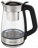Photos - Electric Kettle Morphy Richards 132002 2200 W 1.2 L  stainless steel