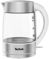 Photos - Electric Kettle Tefal Glass kettle KI772138 white