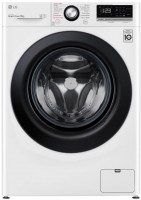 Photos - Washing Machine LG AI DD F4V3VS6W white