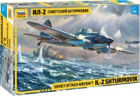 Photos - Model Building Kit Zvezda Soviet Attack Aircraft IL-2 Shturmovik (1:48) 