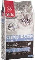 Photos - Cat Food Blitz Adult Sterilised All Breeds Turkey  2 kg