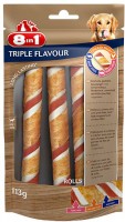 Photos - Dog Food 8in1 Triple Flavour Rolls 113 g 3