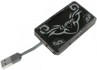 Photos - Card Reader / USB Hub Cliptec RZR524 