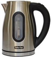 Photos - Electric Kettle Mirta KTL 130 2000 W 1.7 L  stainless steel