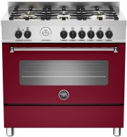 Photos - Cooker Bertazzoni MAS906 MFESVIT burgundy