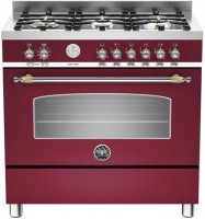 Photos - Cooker Bertazzoni HER906 MFESVIT burgundy