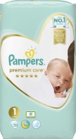 Photos - Nappies Pampers Premium Care 1 / 52 pcs 