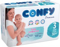Photos - Nappies Confy Premium Diapers 3 / 36 pcs 