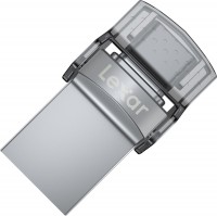Photos - USB Flash Drive Lexar JumpDrive Dual Drive D35c 64 GB