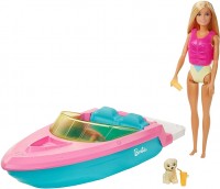 Doll Barbie Doll and Boat GRG30 