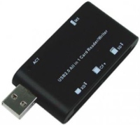 Photos - Card Reader / USB Hub Viewcon VE382 