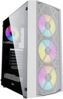 Photos - Computer Case Powercase Rhombus X4 Mesh LED white