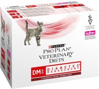 Photos - Cat Food Pro Plan Veterinary Diets DM Beef 10 pcs 