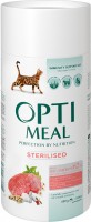 Photos - Cat Food Optimeal Adult Sterilised with Beef  650 g