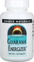 Photos - Fat Burner Source Naturals Guarana Energizer 60 tab 60