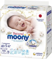 Photos - Nappies Moony Natural Diapers NB / 18 pcs 