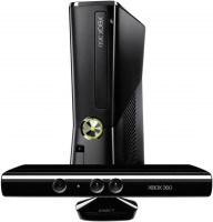 Photos - Gaming Console Microsoft Xbox 360 Slim 500GB + Kinect + Game 