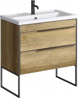 Photos - Washbasin cabinet AQWELLA Fargo 80 FRG0108DB 