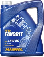 Photos - Engine Oil Mannol Favorite 15W-50 5 L