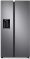 Photos - Fridge Samsung RS68A8830SL silver