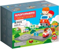 Photos - Construction Toy Magformers Town Set City Bus 717010 