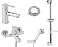 Photos - Bath Tap Set Genebre Tau2 04TA2V17RO 