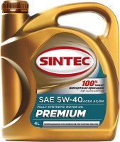 Photos - Engine Oil Sintec Premium 5W-40 4 L