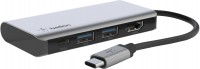 Photos - Card Reader / USB Hub Belkin Connect USB-C 4-in-1 Multiport Adapter 