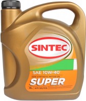 Photos - Engine Oil Sintec Super 10W-40 4 L