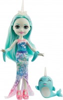 Photos - Doll Enchantimals Naddie Narwhal and Sword GJX41 