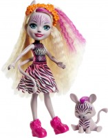 Photos - Doll Enchantimals Zadie Zebra and Ref GTM27 