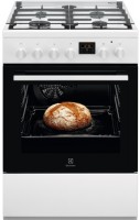 Photos - Cooker Electrolux LKK 640201 W white