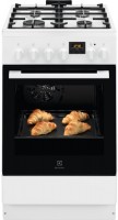 Photos - Cooker Electrolux LKK 540200 W white