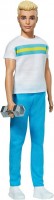 Photos - Doll Barbie 60th Anniversary Doll 2 in Throwback Workout Look with T-Shirt GRB43 