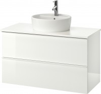 Photos - Washbasin cabinet IKEA GODMORGON/TOLKEN/TORNVIKEN 102 993.092.36 