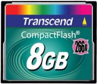 Photos - Memory Card Transcend CompactFlash 266x 8 GB